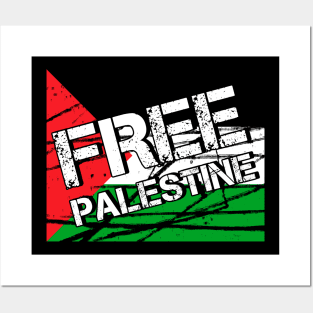 Flag of Palestine Free Palestine Posters and Art